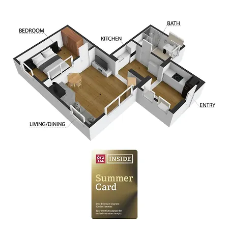 Ferienhaus2-soelden Mit Summercard Apartamento