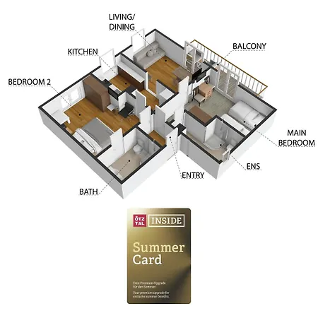 Ferienhaus2-soelden Mit Summercard Apartamento
